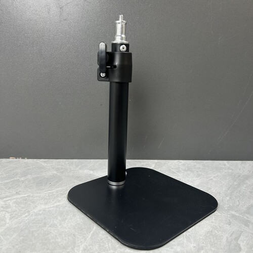 桌面金属投影仪支架360度调节投影仪支架可升降投影仪支架1/4灯架