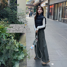 小小家 小个子小码直筒阔腿工装裤25新款长款休闲裤150xs时髦裤子