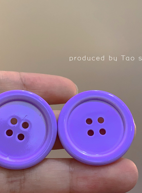 深紫色耳环2024新款多巴胺甜美百搭耳钉小众设计感糖果色耳饰女