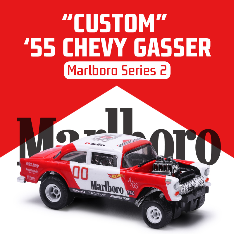 Dr.Z改装Marlboro系列2 Custom风火轮Chevy Gasser万宝路经典涂装