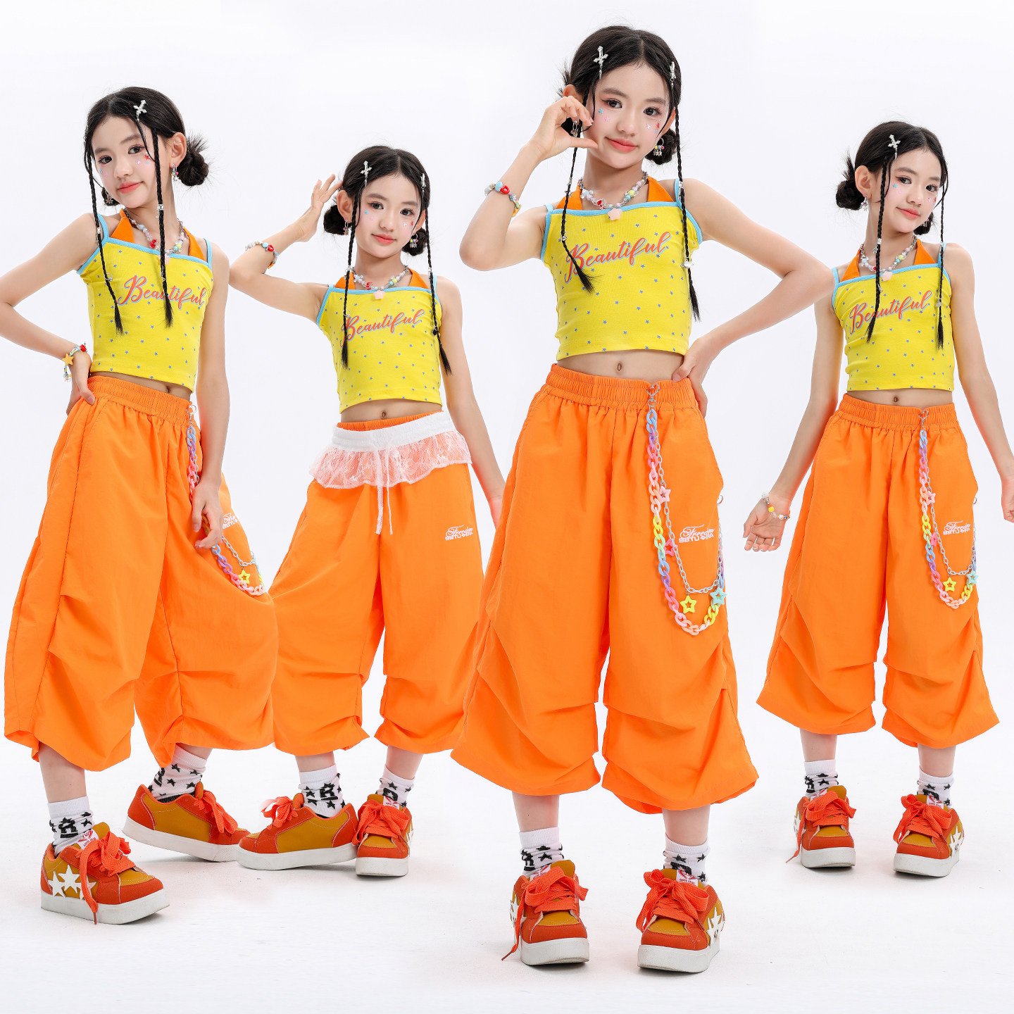 女孩子多巴胺jazz爵士舞表演出服图片