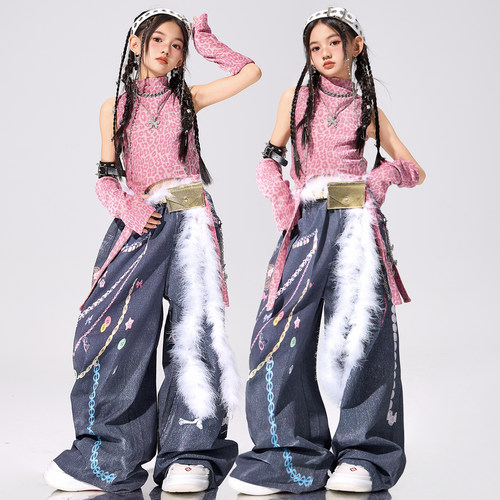 女孩子甜酷背心jazz爵士舞街舞服