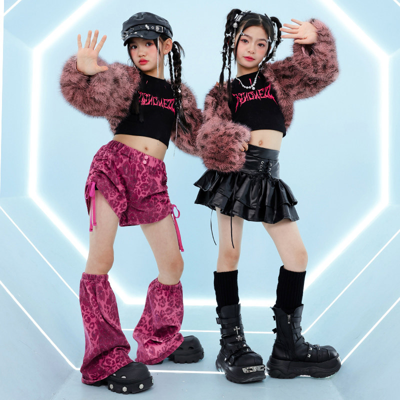 少儿时髦jazz爵士舞走秀表演出服