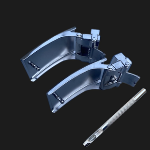 打眼挂钩皮带扣头3 3.5厘米宽打孔皮带扣光板航空皮带扣钉板扣头