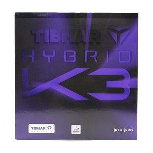 TIBHAR挺拔K3乒乓球胶皮快攻K3套胶专业兵乒球拍粘性反胶媲美d09c