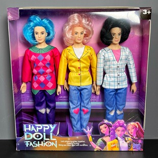 恶魔猎人沙加男团关节可动手办搪胶娃娃kpop猎魔女团带乐器模型具