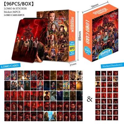 Stranger Things怪奇物语5周边贴纸LOMO卡套装收藏卡片明星卡牌