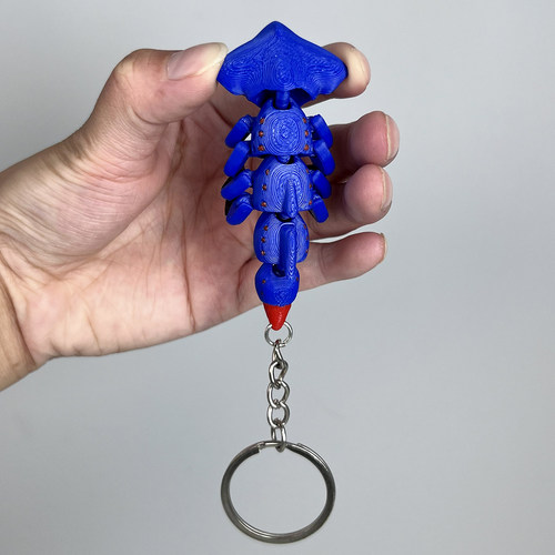3d打印Q版卡通暗影利维坦手办挂件钥匙扣深海迷航远古龙公仔挂链