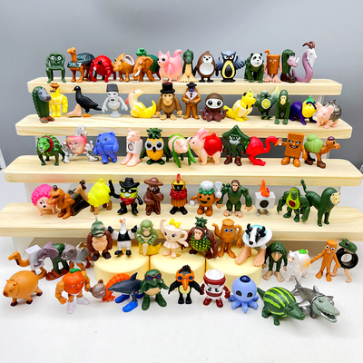 全员合集72款外国山海经手办大礼包大脚鸽子火烈鸟木棍人周边玩具