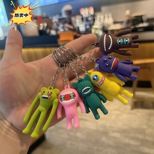 新款萌芽怪兽公仔挂件fuggler游戏周边搞怪儿童学生书包钥匙扣链