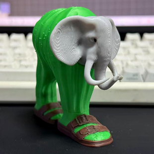 3D打印大象木棍人摆件手办模型 sahur Brainbot tung