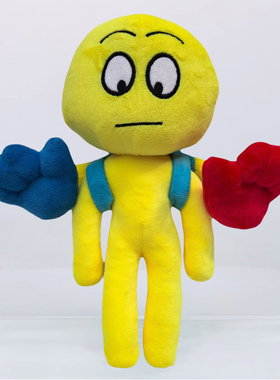 poppy5新玩家红蓝手黄色人毛绒玩具高还原lily原型1006小丑怪玩偶