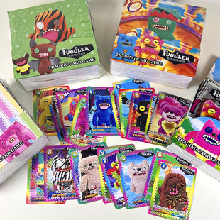 烦恼星怪Fuggler萌芽怪全套卡片盲盒丑萌大牙怪兽卡牌儿童抽卡包