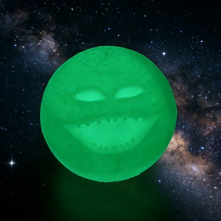 夜光版苏醒的月亮模型玩具菊花怪吞噬月亮TheMoonwokeUp动漫周边