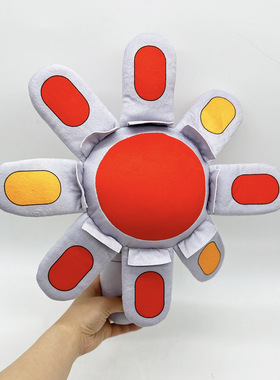 畸形动物园新款红色驯兽枪公仔玩偶Zoonomaly2火焰菊花枪毛绒玩具