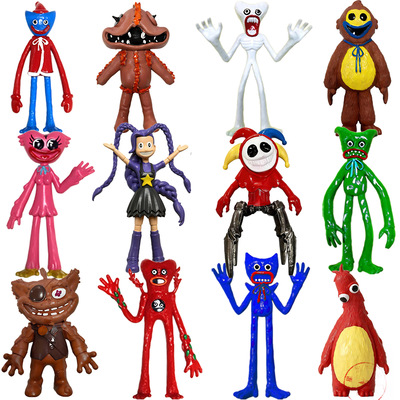 波比12345多角色手办模型原型体1006小丑莉莉圣诞poppy公仔玩具礼