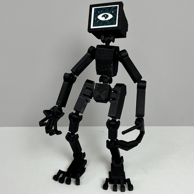 哈雷索耶关节人偶手办1006原型体vs独眼哈雷电脑人抓取机器人公仔