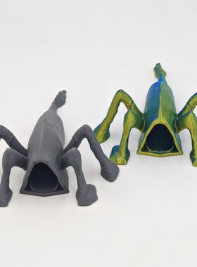 蜘蛛食海者Subnautica新款手办玩具3d打印深海迷航海怪模型玩具