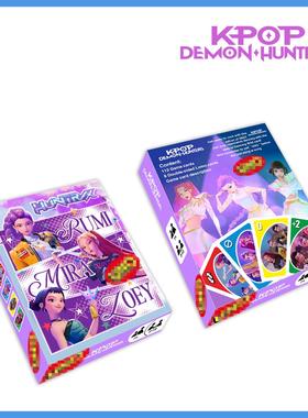 跨境新品112张K-POP猎魔女团U诺牌桌游卡牌高清儿童收藏卡片卡包