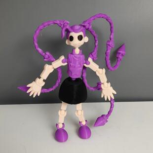 全身关节可动莉莉·洛芙布雷兹3d手办原型融合体1006儿童拼装 玩具