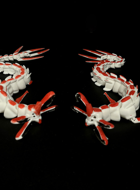 Subnautica深海迷航新款猩红收割者利维坦关节可动3d玩具深海巨兽