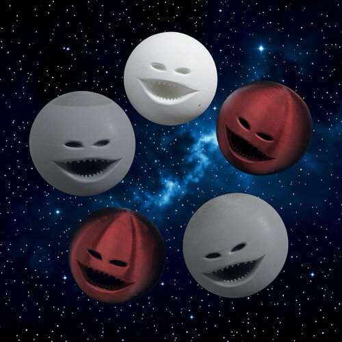 新款The Moon woke Up月亮醒了手办3D打印玩具恐怖星球苏醒模型具