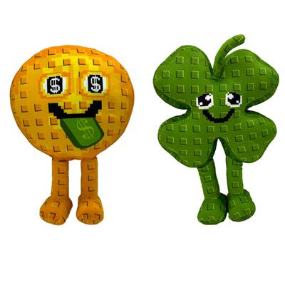 跨境新品StealaBrainrot roblox窃取脑腐四叶草毛绒玩具娃娃公仔