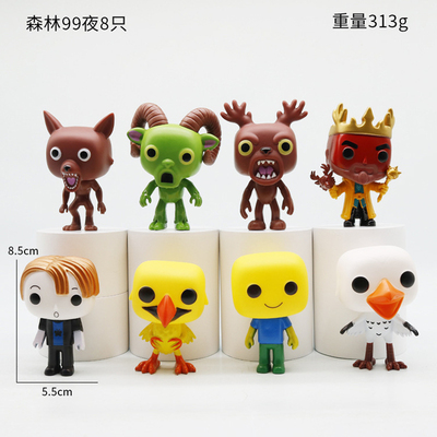 99nights新款大头手办Q版黄鸭猫头鹰森林国王99夜模型公仔玩具