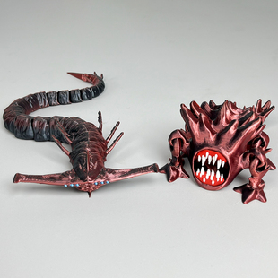 深渊魔王吞海者vs利维坦3d模型手办湖面镰刀血手怪晶核吞噬者玩具