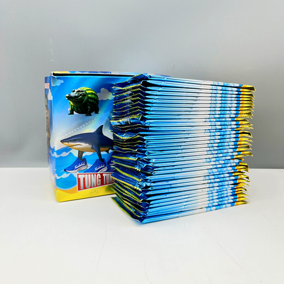 美国山海经英文版卡牌TungTung sahur儿童猜拳战力游戏卡片玩具