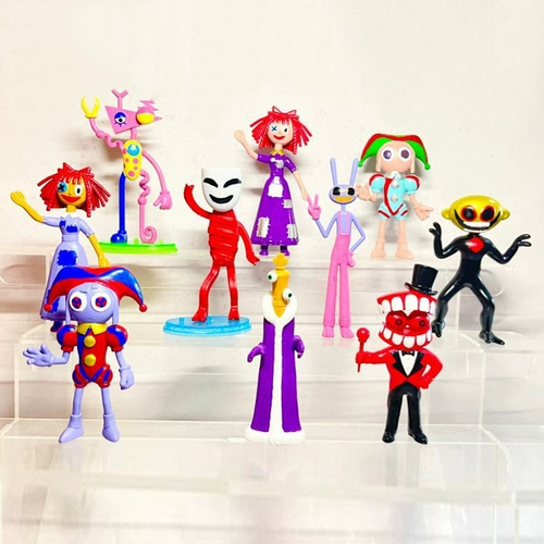 Цифровая фигурка, кукла, карточки, кролик, стенд