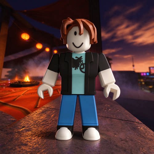 Roblox培根头玩具手办大号手可动被遗弃游戏罗布乐思玩家仿真人偶