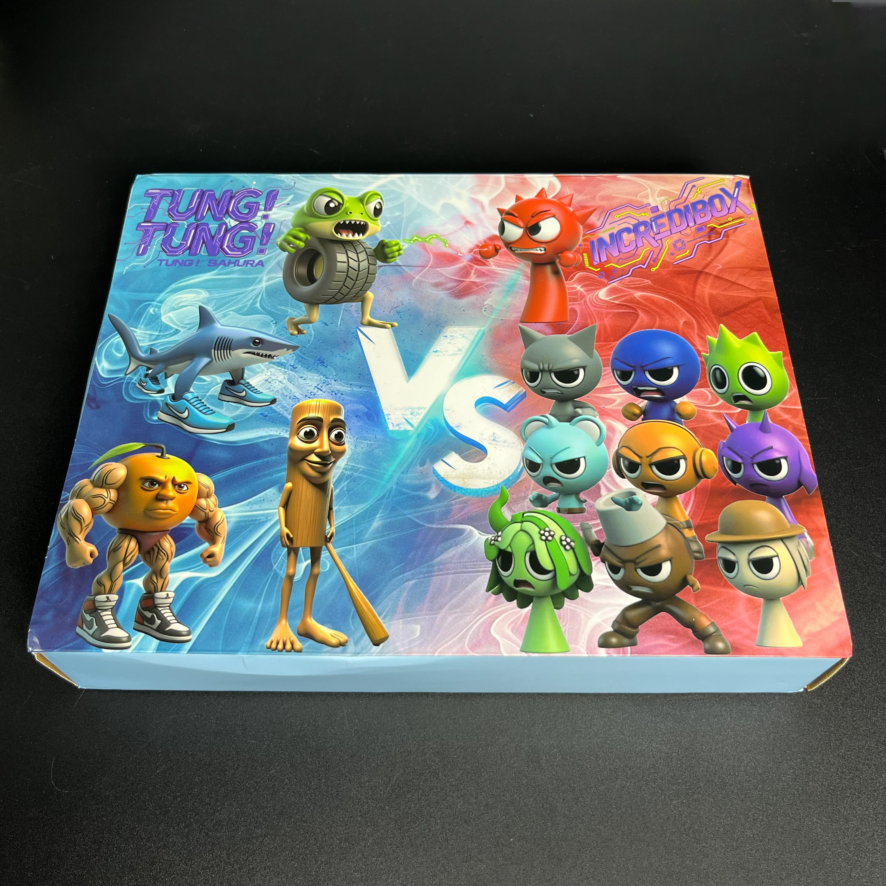 节奏盒子vs山海经ai木棍人融合怪洞洞乐tungtungsahur公仔戳戳乐