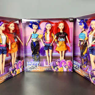 kpop猎魔女团主角鲁米搪胶公仔洋娃娃盒装佐伊米拉关节可动玩偶具