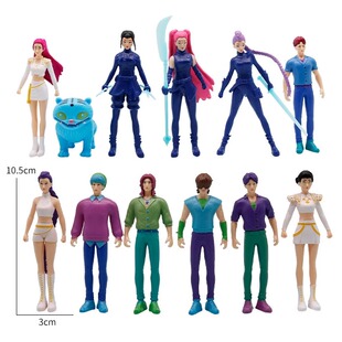 跨境新品猎魔女团沙加男团手办公仔小老虎乌鸦恶魔猎人kpop模型