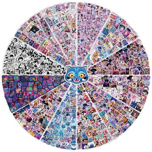 KPop Demon Hunters猎魔女团贴纸合集恶魔男团小老虎涂鸦手账贴画