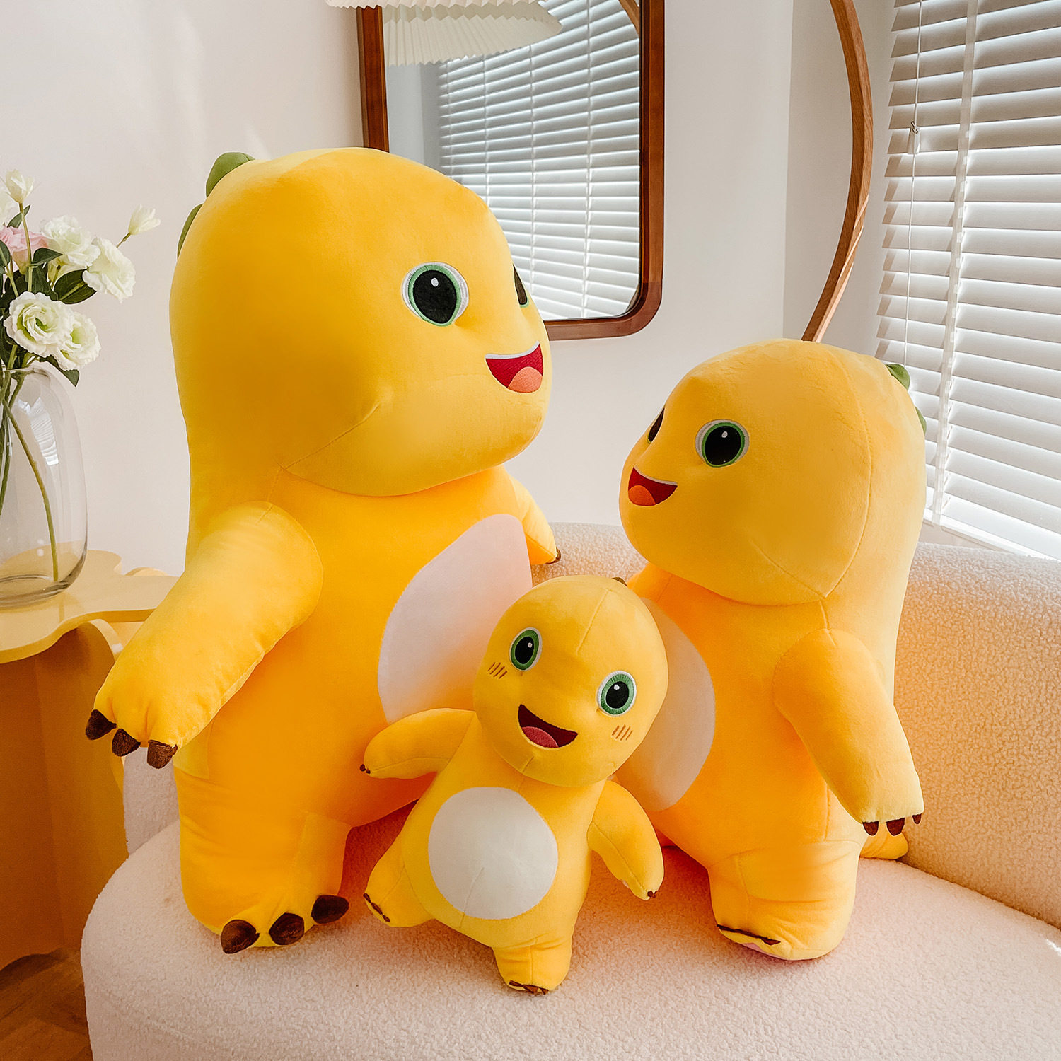 奶龙公仔呆萌小恐龙毛绒玩具抱枕抖音萌宠玩偶女朋友生日儿童礼物