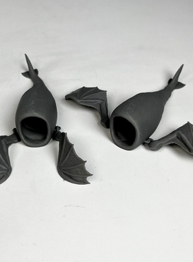 升级带翅膀版吞海者手办黄金食海者Subnautica深海迷航游戏玩具