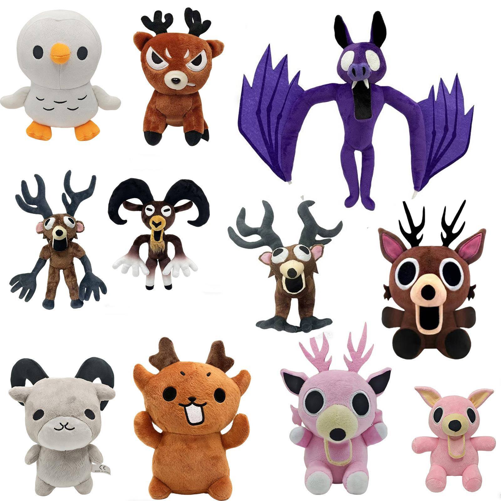 99 nights in the forest森林99夜麋鹿玩偶公仔毛绒挂件儿童玩具