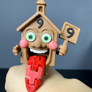 美国山海经长舌头9号房子公仔模型南瓜木棍人沙发人手办儿童玩具