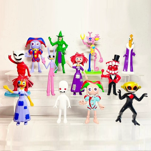 Цифровая фигурка, кукла, карточки, кролик, стенд