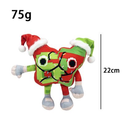 跨境festive brainrot 67 plush窃取脑腐戴帽红绿67公仔毛绒玩偶