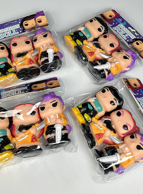 kpop猎魔女团鲁米拉佐伊捏捏乐解压玩具HUNTR/X恶魔猎人公仔手办