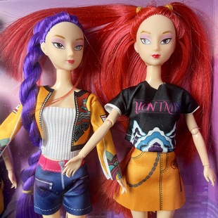 恶魔女团成员主角团洋娃娃公仔手办儿童女孩玩具礼物关节可动玩偶