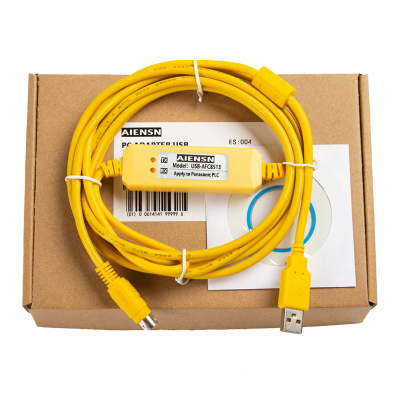 兼容松下FP/0/2/FP-X/G PLC编程电缆USB-AFC8513通讯信下载数据线