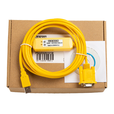 适用欧姆龙CQM1H/CPM2C/CJ1M编程电缆数据下载线USB-XW2Z-200S-CV