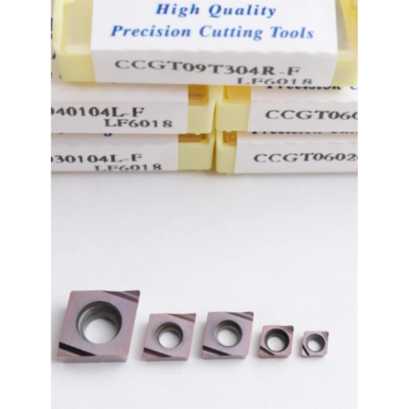 DESKAR戴斯卡菱形内孔刀片CCGT09T304R-F LF6018小镗孔不锈钢刀粒