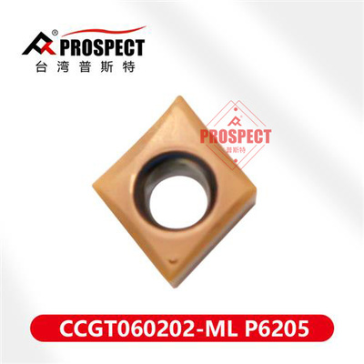 普斯特数控车刀片 CCGT060201/02/04-ML P6205 加工不锈钢
