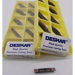 戴斯卡数控槽刀片MGGN300R/L-15 LF6018正反刀斜口