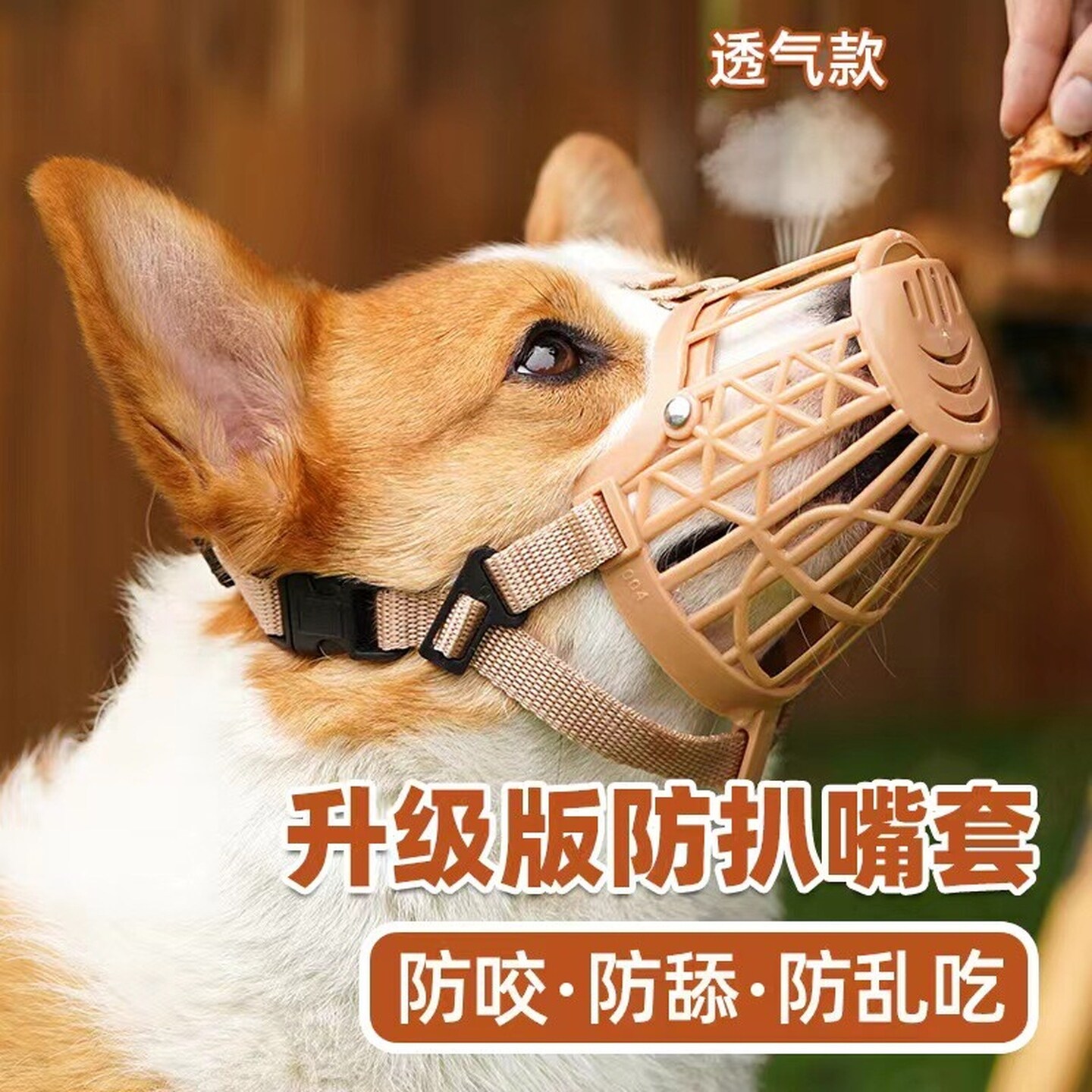 狗嘴套防咬防乱吃防叫中小型嘴罩防舔止吠器口罩柯基泰迪柴犬神器